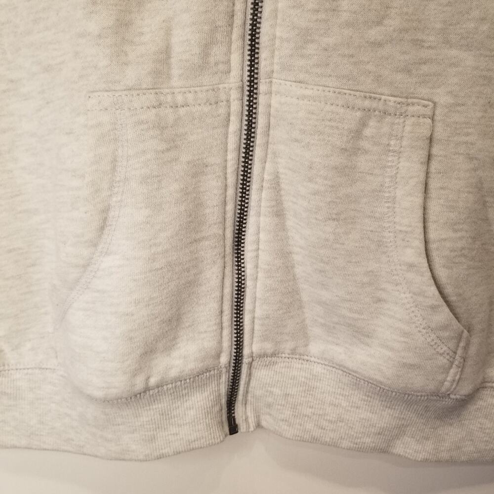 Urban Heritage Grey Zipper Hoodie Youth L 14 - Picture 4 of 10